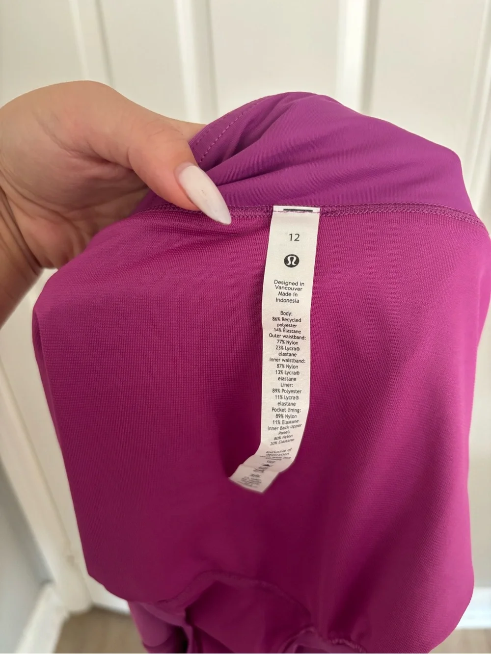 Lululemon Run Speed Shorts - Purple/Pink - Size 12 Running Athletic Shorts